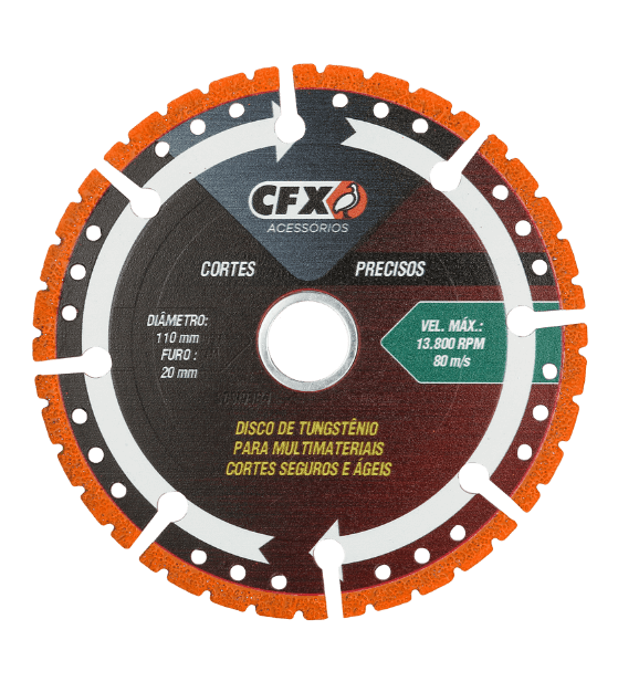 DISCO DE TUNGSTÊNIO PARA MULTI MATERIAIS - Ceramfix